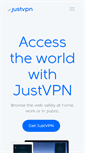 Mobile Screenshot of justvpn.net